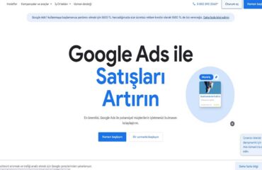 Google adwords giriş