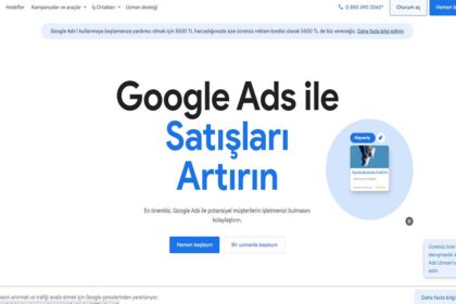 Google adwords giriş